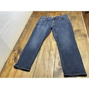 Peter Manning Jeans Standard Fit Denim Mens 36x27 Blue Denim PMNYC